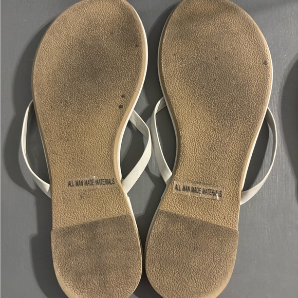 NY & Co Sandals Gold and Light Gray Size 8 Used Condition - Picture 6 of 6